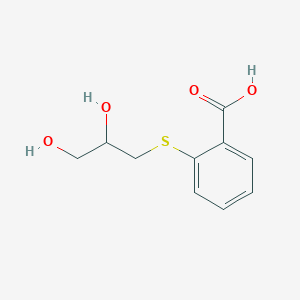 Benzoic acid, 2-[(2,3-dihydroxypropyl)thio]-