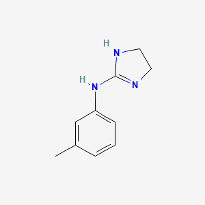 N-(3-Methylphenyl)-4,5-dihydro-1H-imidazol-2-amine