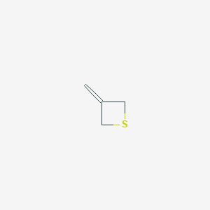 molecular formula C4H6S B15470200 Thietane, 3-methylene- CAS No. 56276-39-2