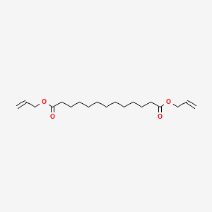 molecular formula C19H32O4 B15470225 Diprop-2-en-1-yl tridecanedioate CAS No. 51821-68-2