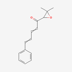 1-(3,3-Dimethyloxiran-2-yl)-5-phenylpenta-2,4-dien-1-one