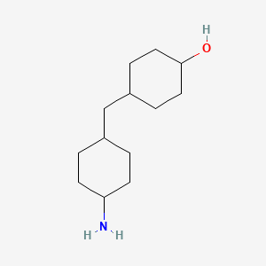 4-[(4-Aminocyclohexyl)methyl]cyclohexan-1-ol