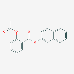 molecular formula C19H14O4 B15470287 Naphthalen-2-yl 2-(acetyloxy)benzoate CAS No. 52602-14-9