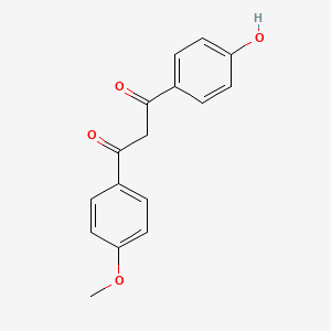 molecular formula C16H14O4 B15470304 1-(4-Hydroxyphenyl)-3-(4-methoxyphenyl)propane-1,3-dione CAS No. 52046-73-8