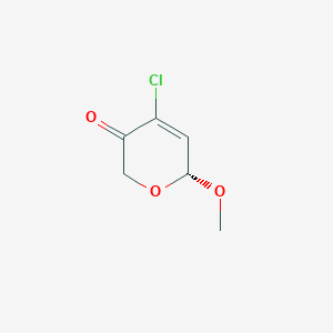 (6R)-4-Chloro-6-methoxy-2H-pyran-3(6H)-one