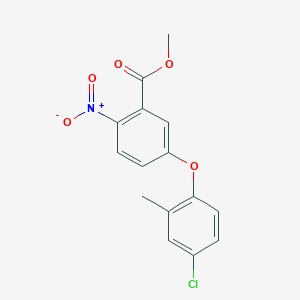 Methyl 5-(4-chloro-2-methylphenoxy)-2-nitrobenzoate