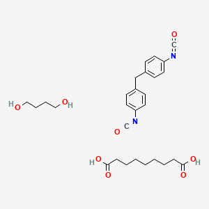 Butane-1,4-diol;1-isocyanato-4-[(4-isocyanatophenyl)methyl]benzene;nonanedioic acid