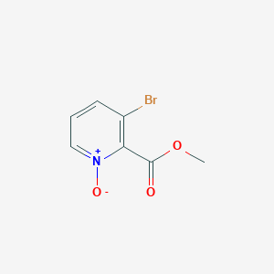 Methyl 3-bromo-1-oxo-1lambda~5~-pyridine-2-carboxylate