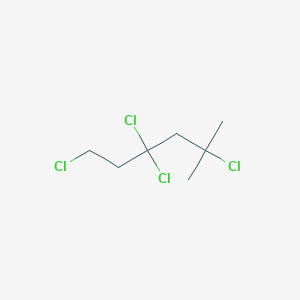 1,3,3,5-Tetrachloro-5-methylhexane