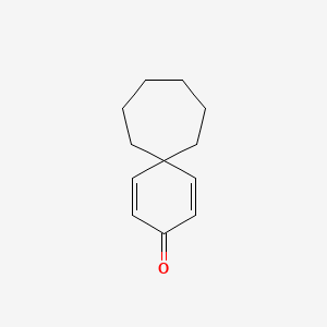 molecular formula C12H16O B15470514 Spiro[5.6]dodeca-1,4-dien-3-one 