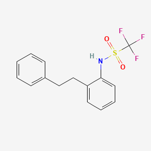 1,1,1-Trifluoro-N-[2-(2-phenylethyl)phenyl]methanesulfonamide