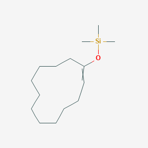 [(Cyclododec-1-en-1-yl)oxy](trimethyl)silane