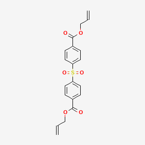 molecular formula C20H18O6S B15470569 Diprop-2-en-1-yl 4,4'-sulfonyldibenzoate CAS No. 52299-28-2