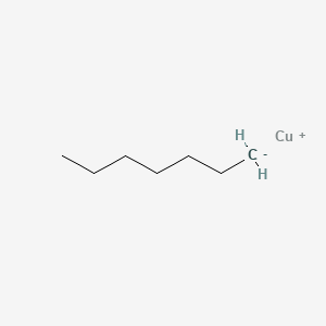 molecular formula C7H15Cu B15470572 Copper, heptyl- CAS No. 50965-97-4