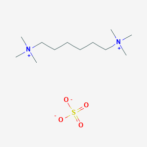 Trimethyl-[6-(trimethylazaniumyl)hexyl]azanium;sulfate