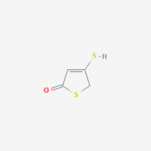 molecular formula C4H4OS2 B15470614 4-Sulfanylthiophen-2(5H)-one CAS No. 51285-61-1