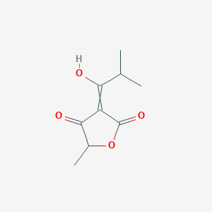 3-(1-Hydroxy-2-methylpropylidene)-5-methyloxolane-2,4-dione