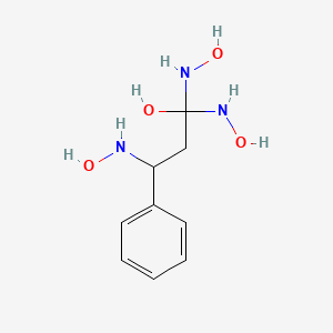 1,1,3-Tris(hydroxyamino)-3-phenylpropan-1-ol