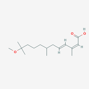 2,4-Dodecadienoic acid, 11-methoxy-3,7,11-trimethyl-, (2Z,4E)-