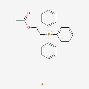 molecular formula C22H22BrO2P B15471457 [2-(Acetyloxy)ethyl](triphenyl)phosphanium bromide CAS No. 51860-42-5