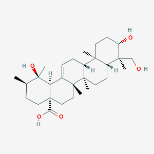 molecular formula C30H48O5 B154715 圆叶酸 CAS No. 20137-37-5