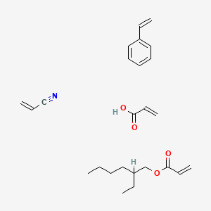 2-Ethylhexyl prop-2-enoate;prop-2-enenitrile;prop-2-enoic acid;styrene