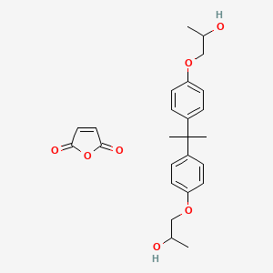 Furan-2,5-dione;1-[4-[2-[4-(2-hydroxypropoxy)phenyl]propan-2-yl]phenoxy]propan-2-ol