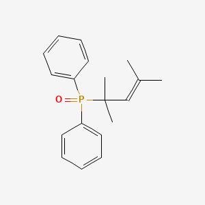 (2,4-Dimethylpent-3-en-2-yl)(oxo)diphenyl-lambda~5~-phosphane