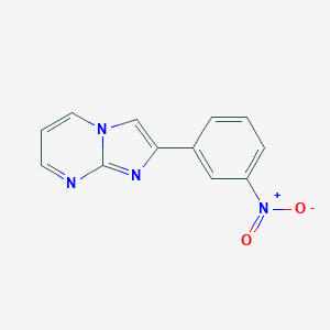 molecular formula C12H8N4O2 B154718 2-(3-Nitrophenyl)imidazo[1,2-a]pyrimidine CAS No. 134044-50-1