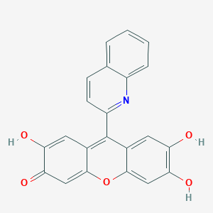 6,7-Dihydroxy-9-(quinolin-2(1H)-ylidene)-3H-xanthene-2,3(9H)-dione