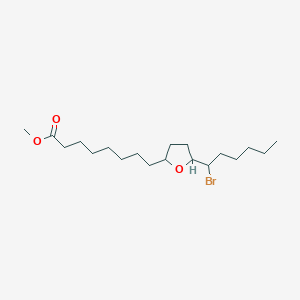 Methyl 8-[5-(1-bromohexyl)oxolan-2-YL]octanoate