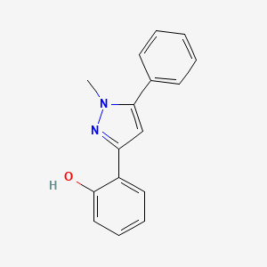 6-(1-Methyl-5-phenyl-1,2-dihydro-3H-pyrazol-3-ylidene)cyclohexa-2,4-dien-1-one