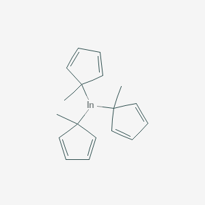 Tris(1-methylcyclopenta-2,4-dien-1-yl)indigane