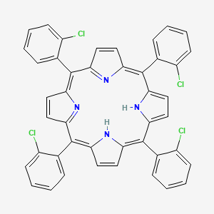 molecular formula C44H26Cl4N4 B15472025 5,10,15,20-Tetrakis(2-chlorophenyl)-21,22-dihydroporphyrin CAS No. 37083-35-5