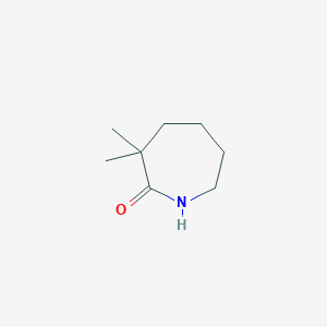 molecular formula C8H15NO B15472051 3,3-Dimethylazepan-2-one CAS No. 51964-94-4