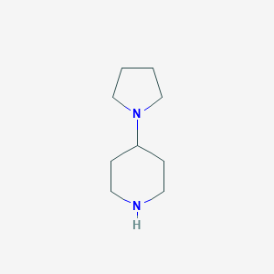 molecular formula C9H18N2 B154721 4-(1-吡咯烷基)哌啶 CAS No. 5004-07-9