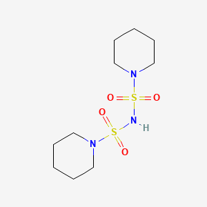 molecular formula C10H21N3O4S2 B15472105 N-(Piperidine-1-sulfonyl)piperidine-1-sulfonamide CAS No. 50579-22-1