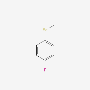 molecular formula C7H7FSe B15472131 1-Fluoro-4-methylselanylbenzene CAS No. 37773-26-5