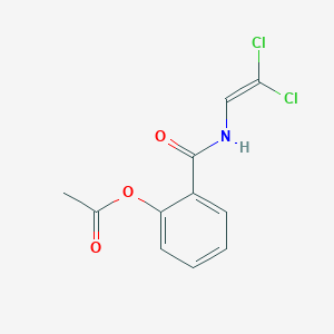 2-[(2,2-Dichloroethenyl)carbamoyl]phenyl acetate