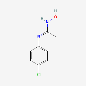 N'-(4-chlorophenyl)-N-hydroxyethanimidamide