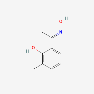 2-[(E)-N-hydroxy-C-methylcarbonimidoyl]-6-methylphenol