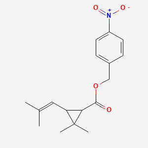 4-Nitrophenyl)methyl 2,2-dimethyl-3-(2-methylprop-1-enyl)cyclopropane-1-carboxylate