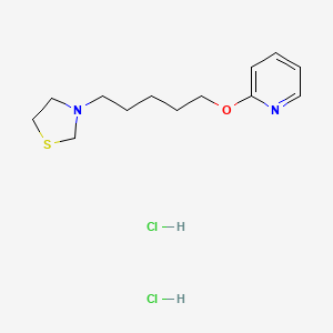 2-((5-(3-Thiazolidinyl)pentyl)oxy)pyridine dihydrochloride