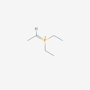 Diethyl(ethylidene)phosphanium