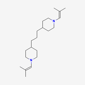 4,4'-(Propane-1,3-diyl)bis[1-(2-methylprop-1-en-1-yl)piperidine]