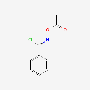 N-(Acetyloxy)benzenecarboximidoyl chloride