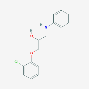 1-Anilino-3-(2-chlorophenoxy)propan-2-ol