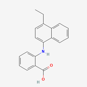 Benzoic acid, 2-((4-ethyl-1-naphthalenyl)amino)-