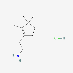 1-Cyclopentene-1-ethanamine, 2,3,3-trimethyl-, hydrochloride