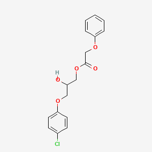 3-(4-Chlorophenoxy)-2-hydroxypropyl phenoxyacetate